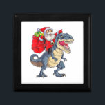 Santa Riding Dinosaur T rex Christmas Boys Men Xma Gift Box<br><div class="desc">Santa Riding Dinosaur T rex Christmas Boys Men Xmas</div>