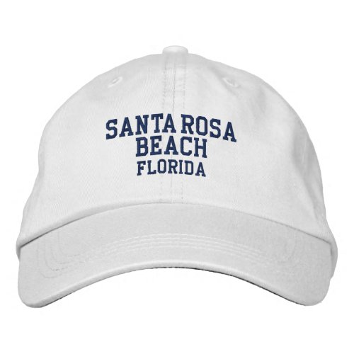 Santa Rosa Beach Florida Baseball Hat