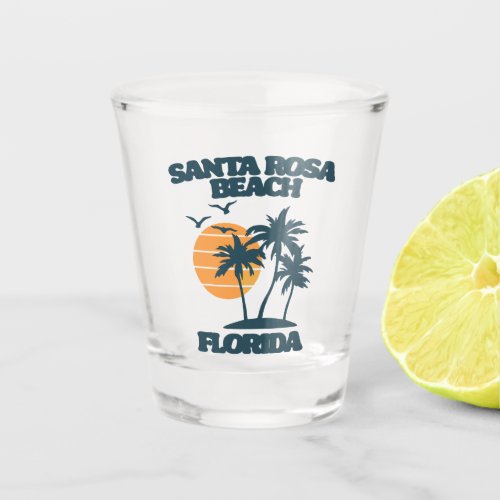 Santa Rosa Beach Florida  Shot Glass