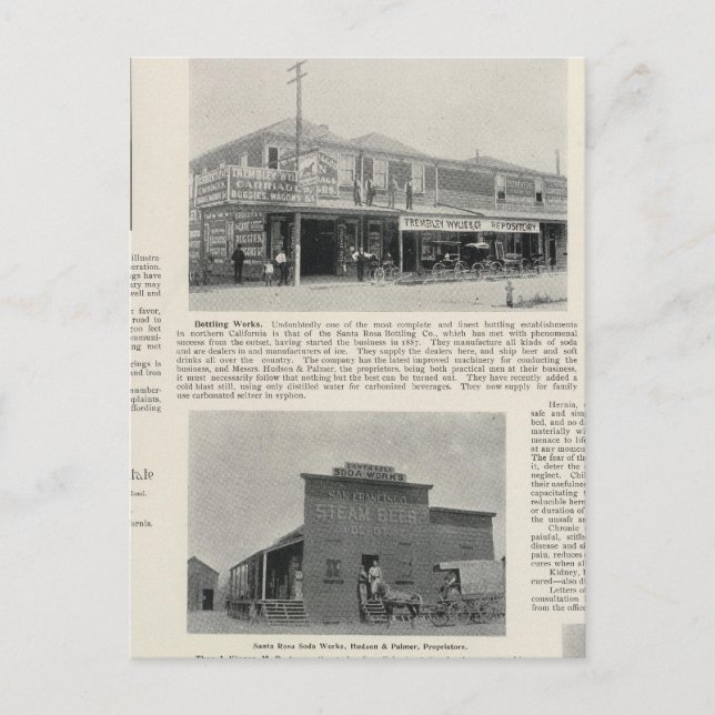 Santa Rosa, California 2 Postcard (Front)