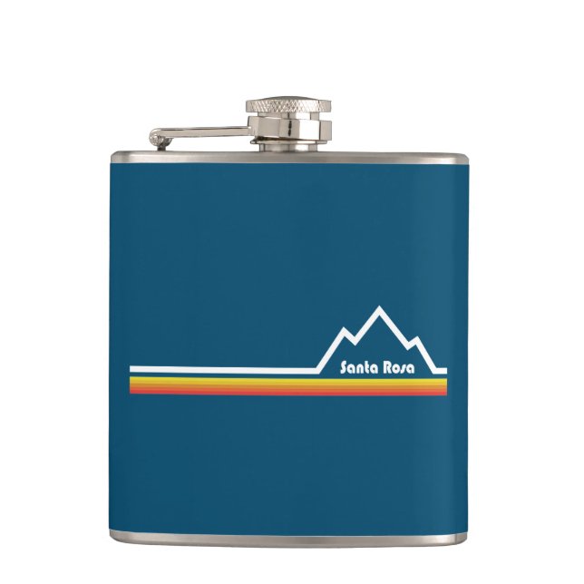 Santa Rosa California Flask (Front)