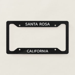 Santa Rosa, California License Plate Frame