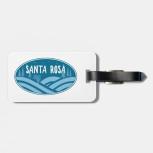 Santa Rosa California Outdoors Luggage Tag