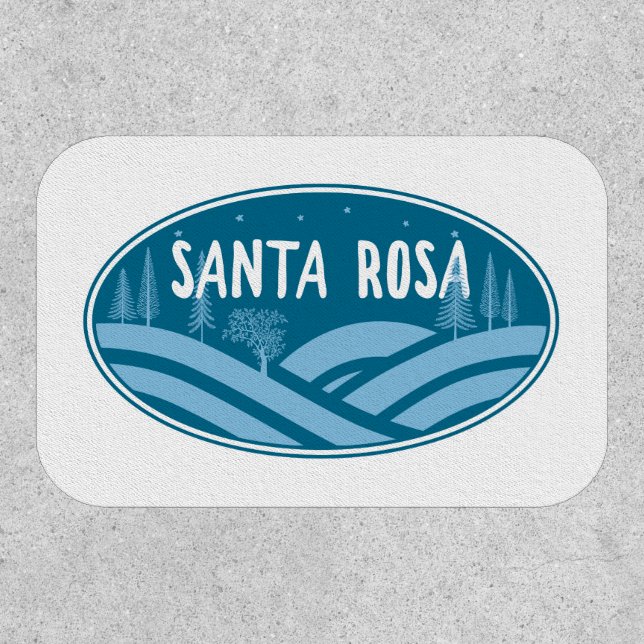 Santa Rosa California Outdoors Patch (Front)