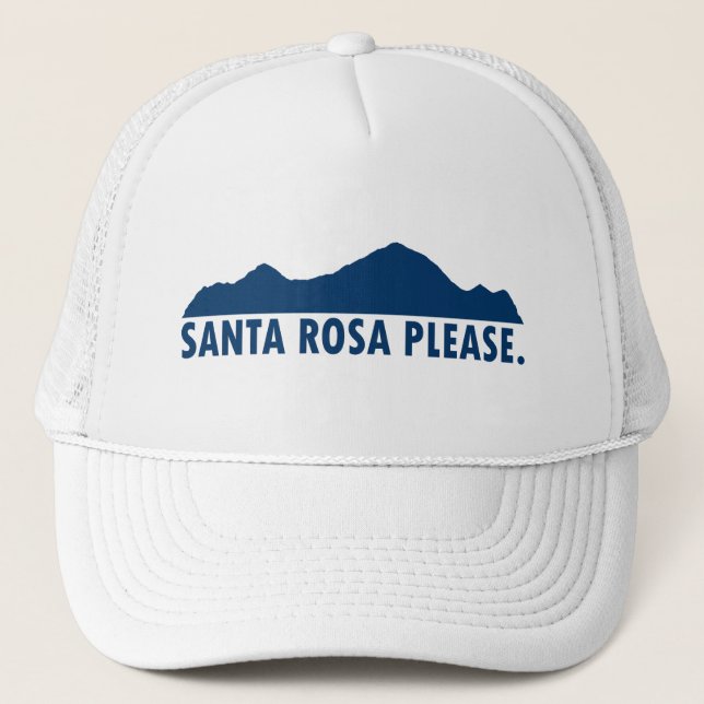 Santa Rosa California Please Trucker Hat (Front)
