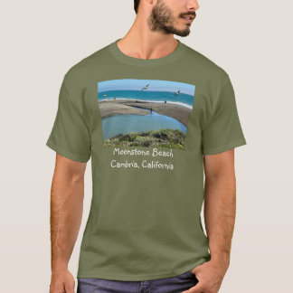 Santa Rosa Estuary, Moonstone Beach, Cambria, CA T-Shirt