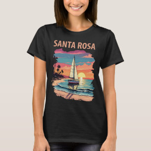 Santa Rosa Island Beach Sunset Travel T-Shirt