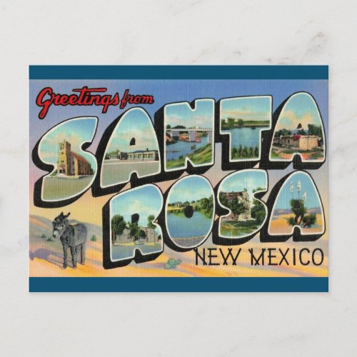 Santa Rosa  New Mexico Postcard