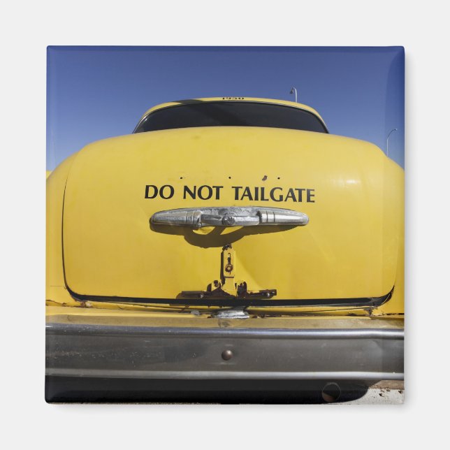 Santa Rosa, New Mexico,United States. Old Yello 2 Magnet (Front)