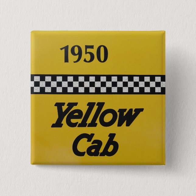 Santa Rosa, New Mexico,United States. Old Yello Pinback Button (Front)