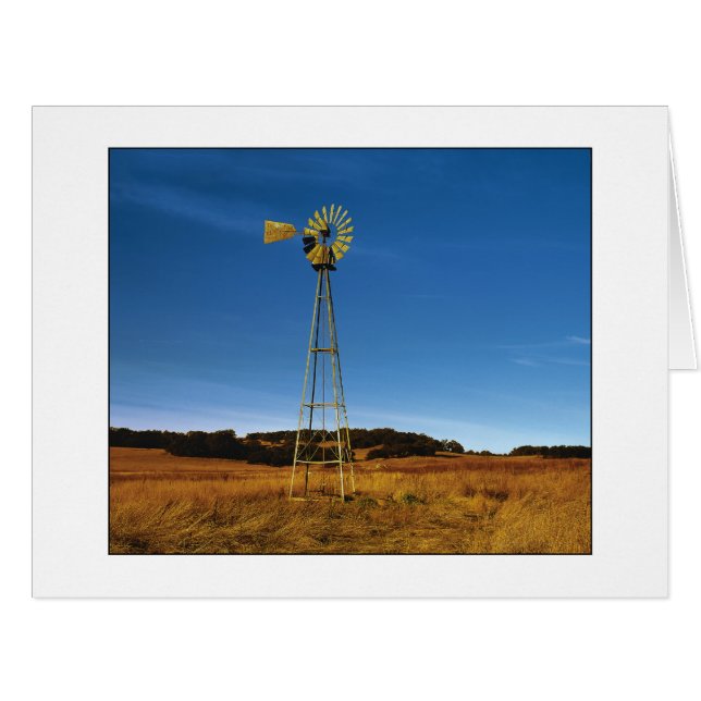 " Santa Rosa Plateau Windmill " Cards (Front Horizontal)