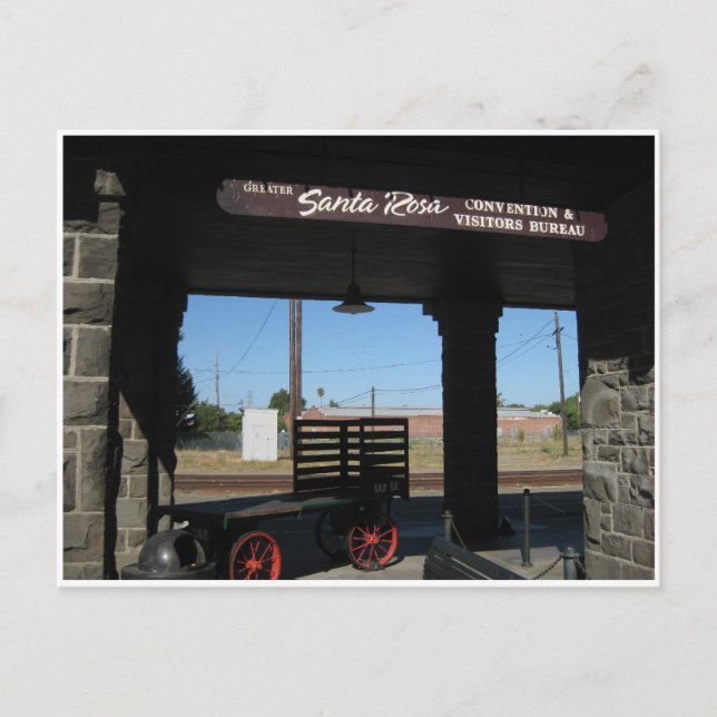 Santa Rosa Visitors Bureau Postcard (Front)