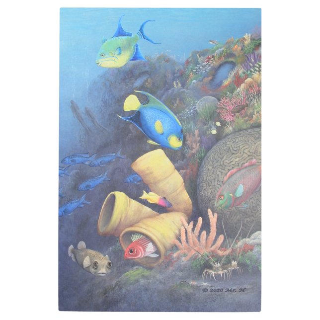 Santa Rosa Wall 1 Fine Art Metal Print (Front)