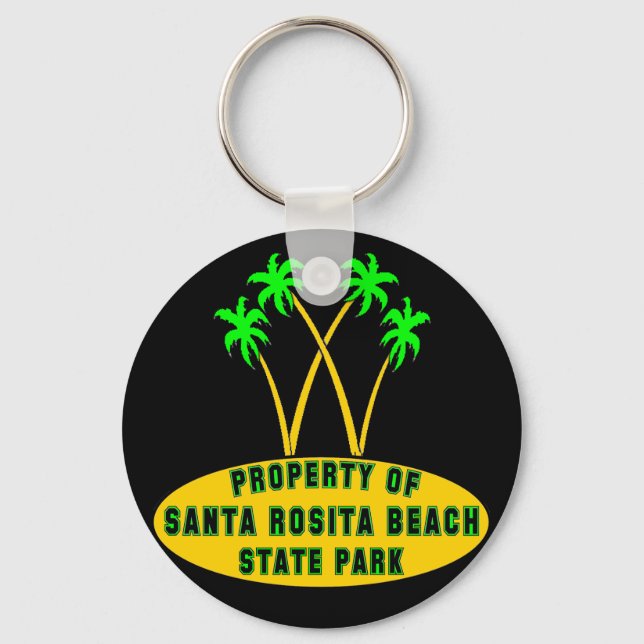 Santa Rosita Beach State Park Keychain (Front)