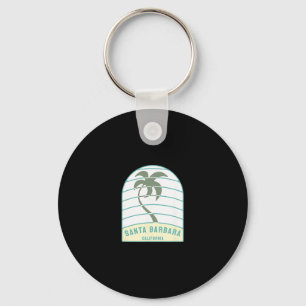 Santa Rra Beach California Palm Tree Ca Vacation Keychain