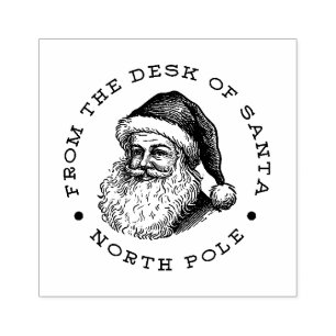Santa Rubber Stamp