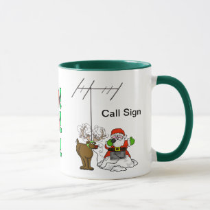 Santa, Rudolph Ho! Christmas Mug - Customize It!