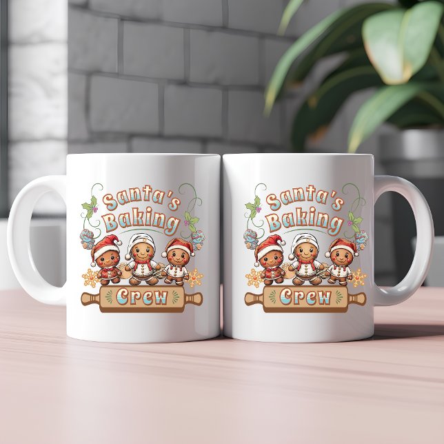 Santa’s Baking Crew Christmas Cookies Coffee Mug (Creator Uploaded)