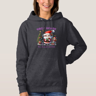 Santa’s Bookish Christmas Cozy Reads Hoodie