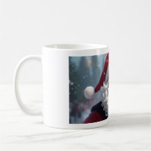 Santa’s Cheerful Smile – Festive Christmas Mug