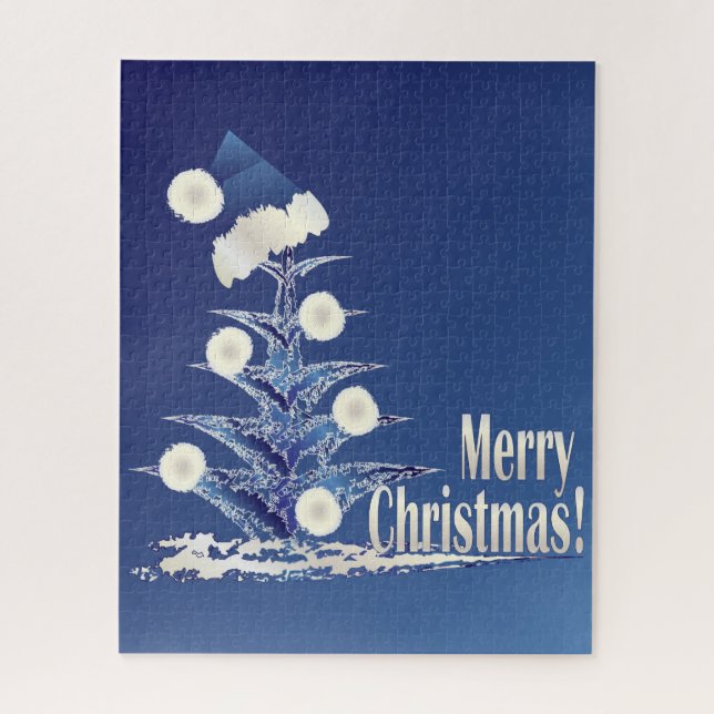 Santa s Christmas tree Jigsaw Puzzle (Vertical)