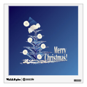 Santa s Christmas tree Wall Decal