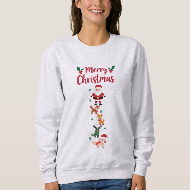 Santa’s Cozy Companions Sweatshirt (Front)