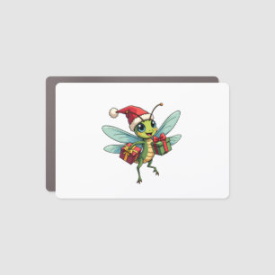Santa’s Dragonfly Helper Car Magnet