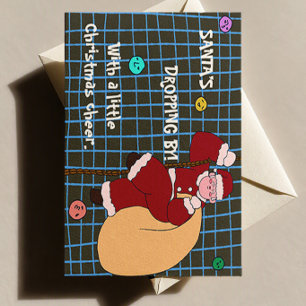 Santa’s Dropping By With A Little Christmas Postcard