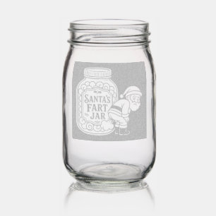 Santa’s Fart Jar Funny Vintage Christmas