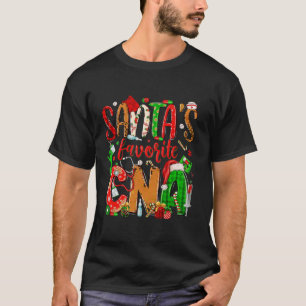 Santa s Favorite CNA Certified Nursing Assistant C T-Shirt