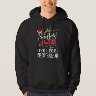 Santa S Favorite College Professor Christmas Party Hoodie