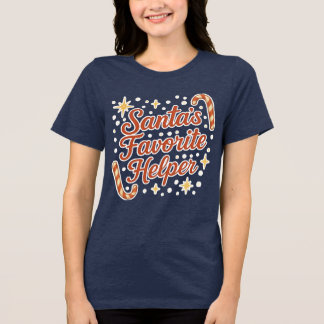 Santa’s Favorite Helper Tri-Blend Shirt