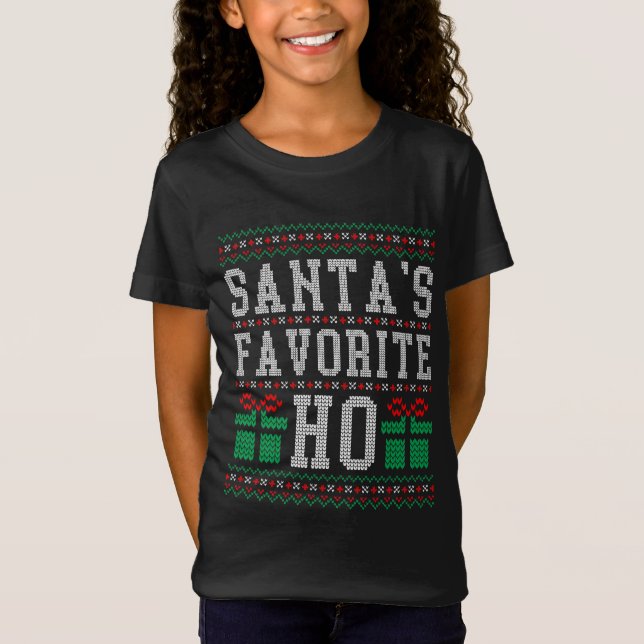 Santa’s Favorite Ho-Christmas  T-Shirt (Front)