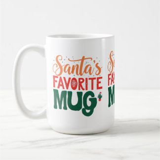 Santa’s Favorite Mug - Classic 15 oz Design