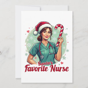 Santa’s Favorite Nurse Invitation