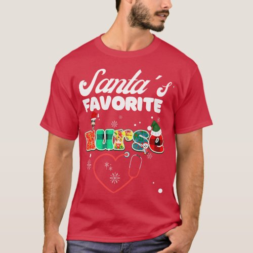 Santa_s Favorite Nurse T_Shirt