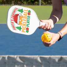 Santa’s Favorite Pickleball Player – Funny