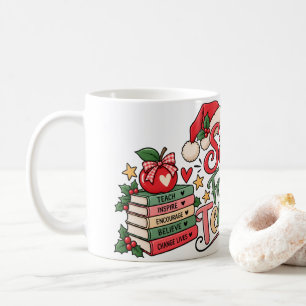 Santa’s Favorite Teacher Christmas Coffee Mug