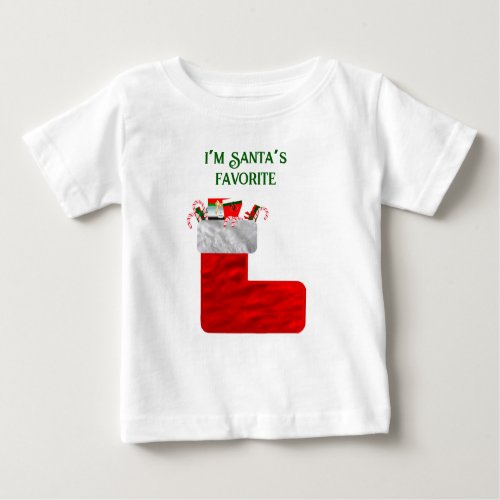 Santaâs Favorite Toddlerâs T_Shirt