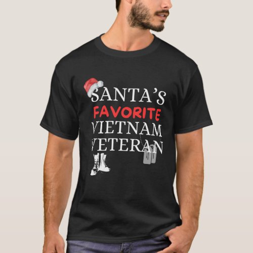Santaâs Favorite Vietnam Veteran  T_Shirt