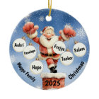 Santa’s Festive Chimney Ornament