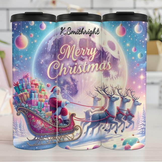 Santa’s Galactic Gift Ride Thermal Tumbler (Creator Uploaded)