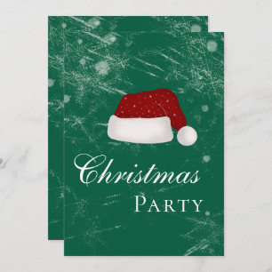 Santa’s Hat Holiday Christmas Party Winter Invitation