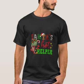 Santa s Hot Helper Family Matching Christmas Buffa T-Shirt