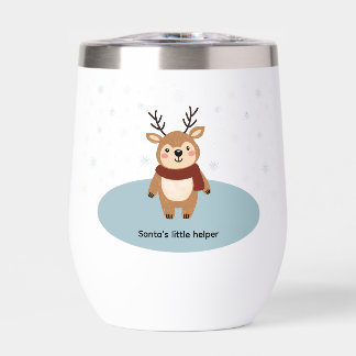 Santa’s Little Helper Thermal Wine Tumbler