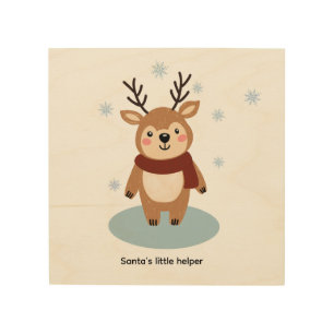 Santa’s Little Helper Wood Wall Art