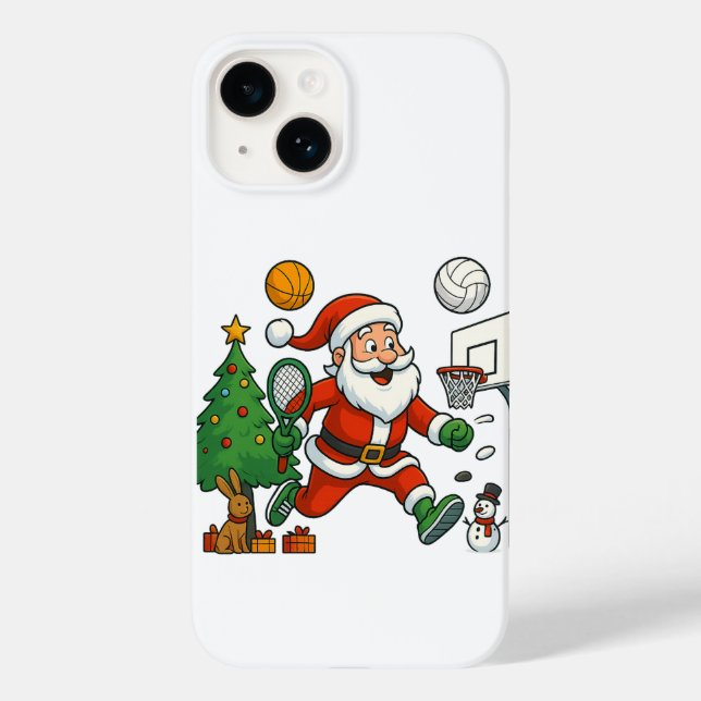  Santa’s Mega Sports Festival – Christmas Multi-Sp Case-Mate iPhone Case (Back)