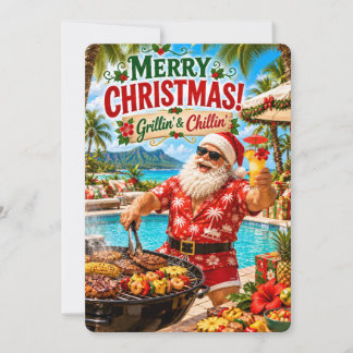 Santa’s Merry Adventures | Grillin’ & Chillin’ Holiday Card