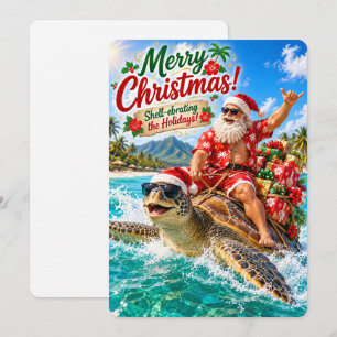 Santa’s Merry Adventures Shell ebrating the Holi Holiday Card